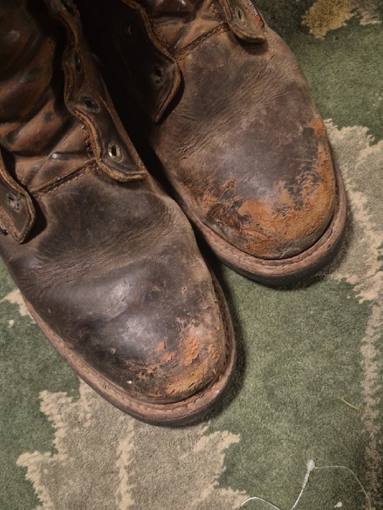 Red Wing Shoes Brown Leather Work Boot with Lug Sole main image 9